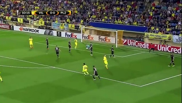 Villarreal 1 – 0 Plzen ALL Goals and Highlights UEFA Europe League 01.10.2015