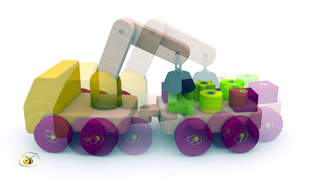 Voitures et camions. Différents transports. Dessins animés éducatifs pour les enfants en f