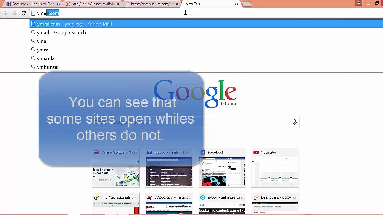 How to solve some website won't load problem - video Dailymotion