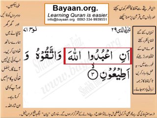 Surrah 071_003 Nooh Very Simple Listen, look & learn word by word urdu translation of Quran in the easiest possible meth
