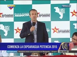 El Aissami: Expoaragua es una estrategia para romper el modelo rentista