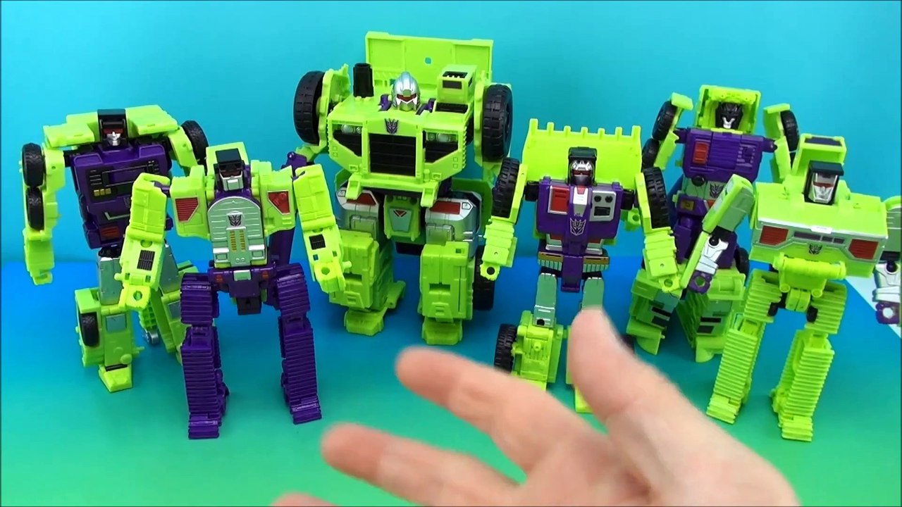 TRANSFORMERS DEVASTATOR COMBINER WARS PLAYSET TOY REVIEW