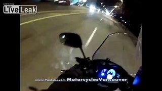 Good Guy Biker is Almost Killed ( Close Call with Smart Car )