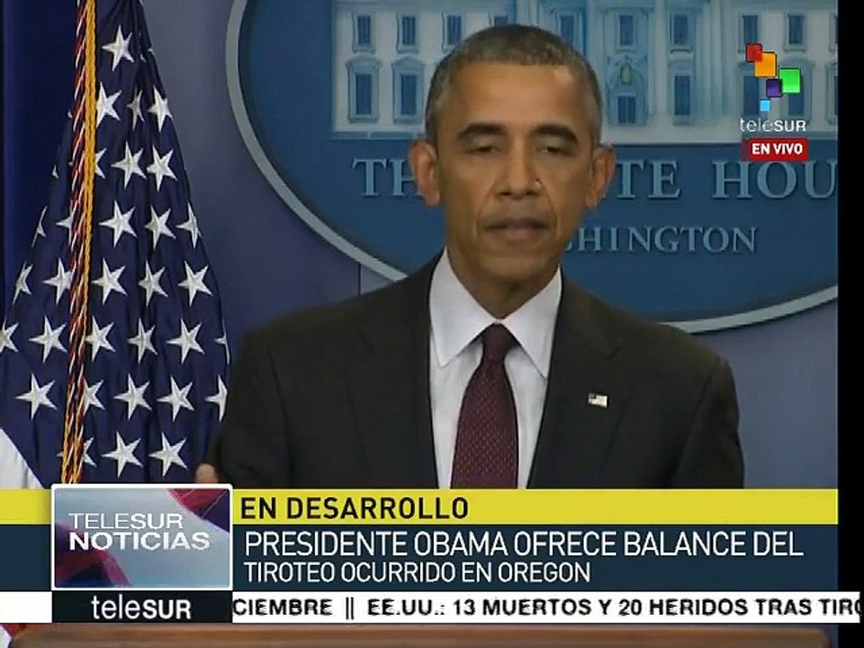 Obama admite se necesita cambio en política sobre posesión de armas