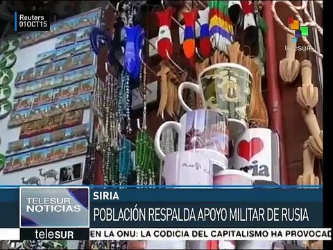 Sirios saludan cooperación de Rusia en lucha contra el EI