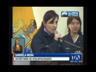 Latacunga: Entregan datos de personas con discapacidad