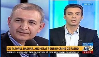 Mircea Badea despre "democratizarea" Siriei/tarilor arabe si pasivitatea "lumii civilizate"