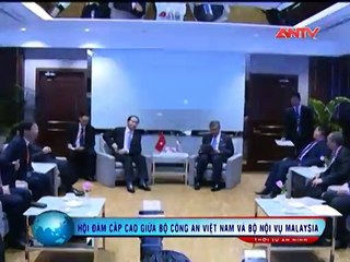 Hội đàm cấp cao giữa Bộ trưởng Trần Đại Quang và Bộ Nội vụ Malaysia