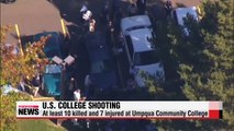 At least ten people killed in shooting at college in Oregon