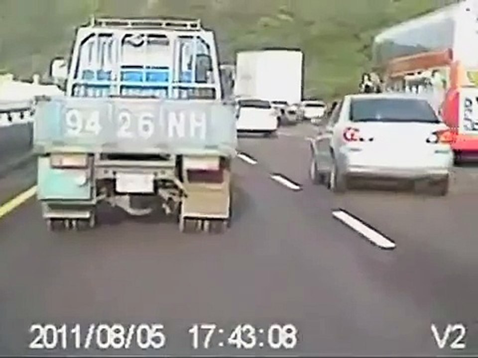 Big Truck And Car Accidents On Highway