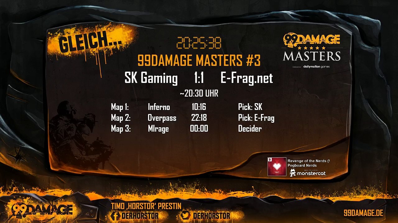 99DAMAGE Masters mit Horstor - German Stream (REPLAY) (2015-10-02 20:25:46 - 2015-10-02 20:26:51)