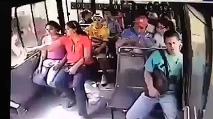 Accidente en autobus