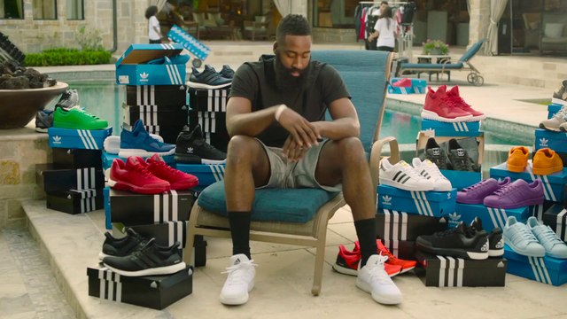Adidas envoi un camion plein de chaussures à James Harden