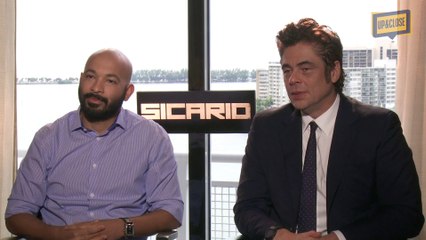 BENICIO DEL TORO and MAXIMILIANO HERNANDEZ from the movie SICARIO with us in UP&CLOSE hosted by Edgardo Ochoa.