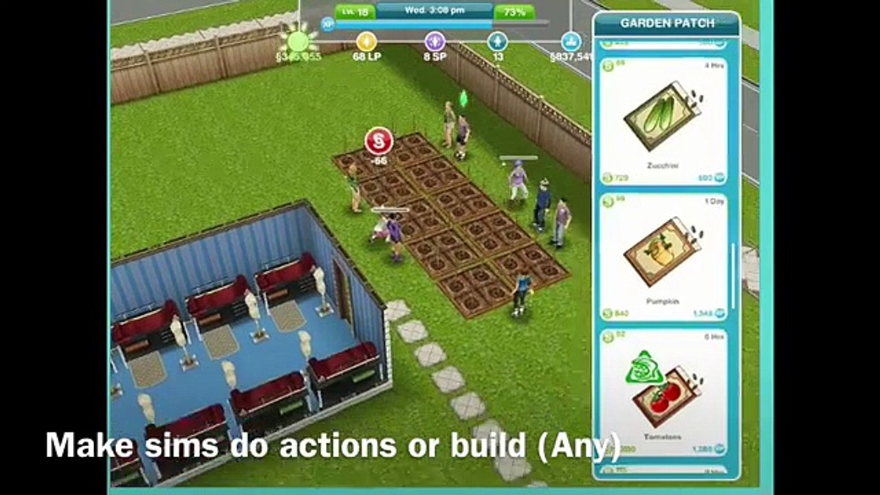 The Sims Freeplay Cheat 2015