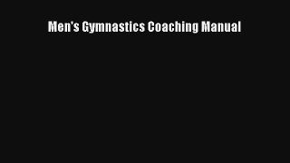 Men's Gymnastics Coaching Manual Livre Télécharger Gratuit PDF
