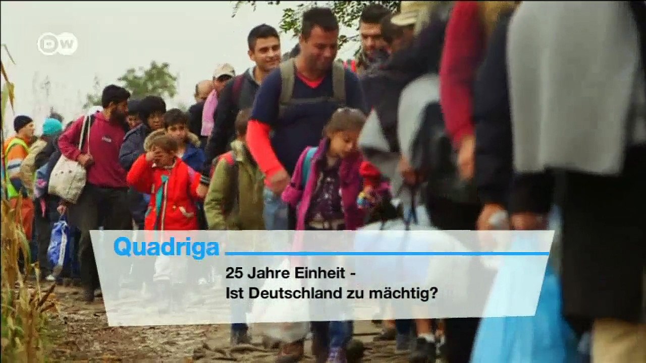 25 Jahre Einheit - Ist Deutschland zu mächtig? | Quadriga - Talk