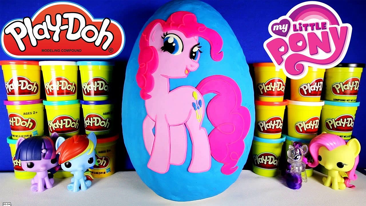 Learn to Count Numbers with 10 Giant Surprise Eggs Play Doh Counting Toys from 1 to 10