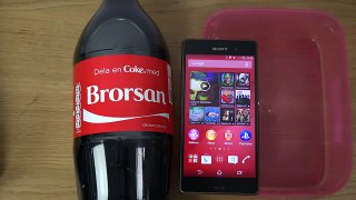 Sony Xperia Z3 Coca Cola Test Video