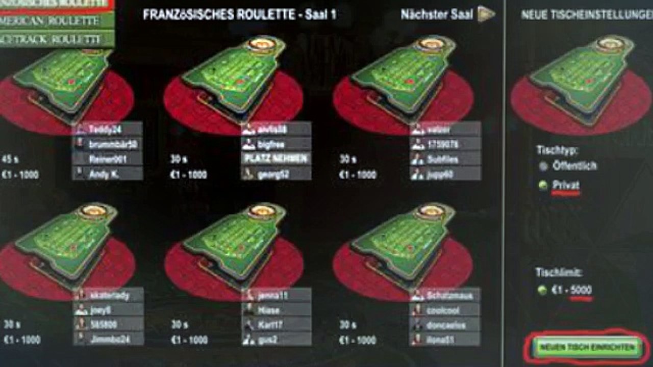 roulette system