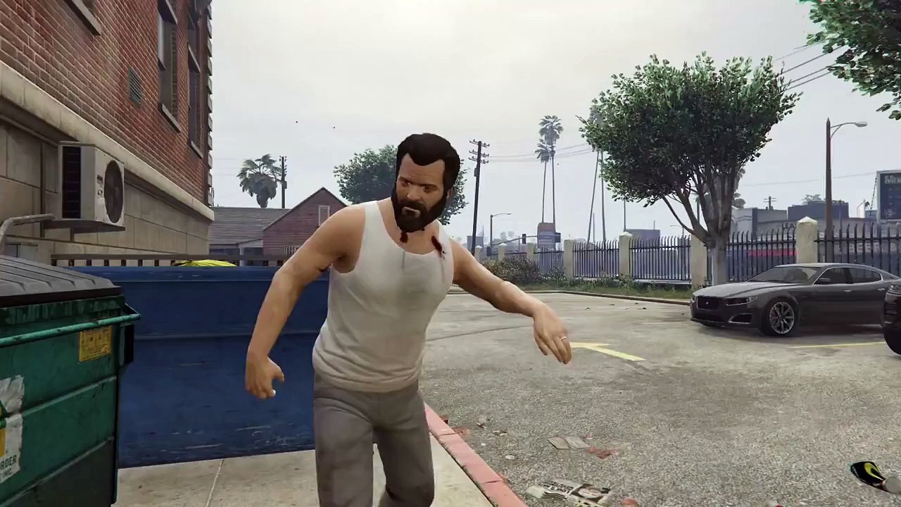 Michael Pretending Dead Dead Man Walking Mission GTA 5
