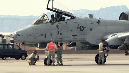 LiveLeak.com - A-10s! A-10s Everywhere ! Billions dollars of Plane In One Video - F-22/F-18/B1/F-1