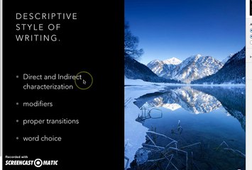 Short story writing lesson