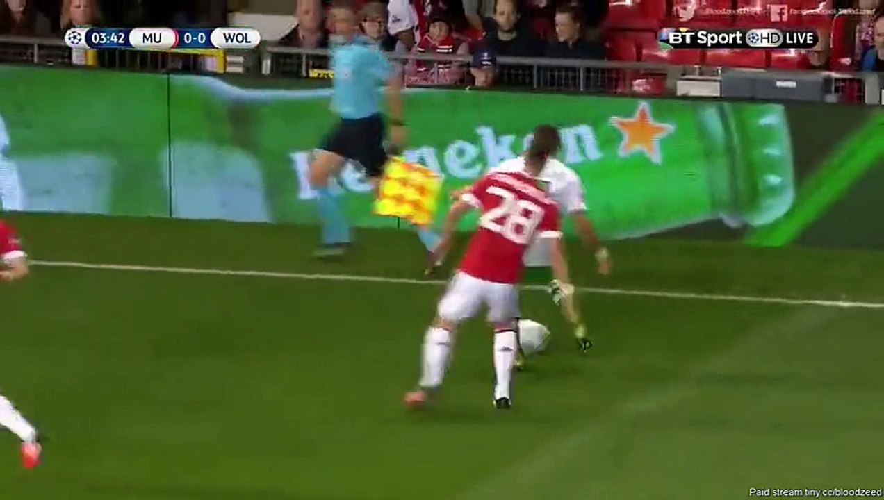 Manchester United 2 – 1 Wolfsburg (Champions League) Highlights September 30,2015