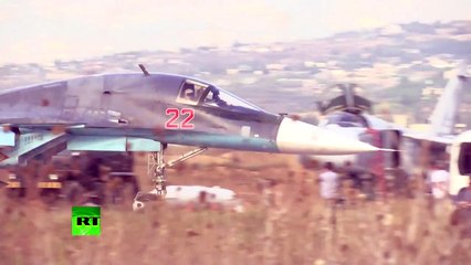 Rusya’nın kullandığı Lazkiye hava üssünden ilk görüntü geldi