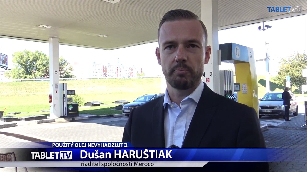 Použitý kuchynský olej je možné odovzdať na 88 čerpacích staniciach