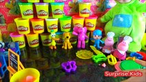 Play Doh Ice cream cups Minions Peppa pig Hello Kitty Dora Spongebob