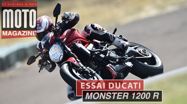 Essai Ducati Monster 1200 R : en piste et au guidon !
