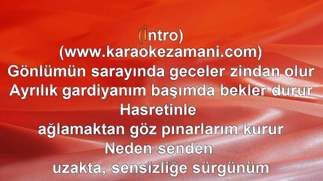 Haktan - Neden Sızlar Yureğim - 2010 TÜRKÇE KARAOKE