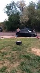 3 Airbags Vs One Wheel... What Could Go Wrong!!