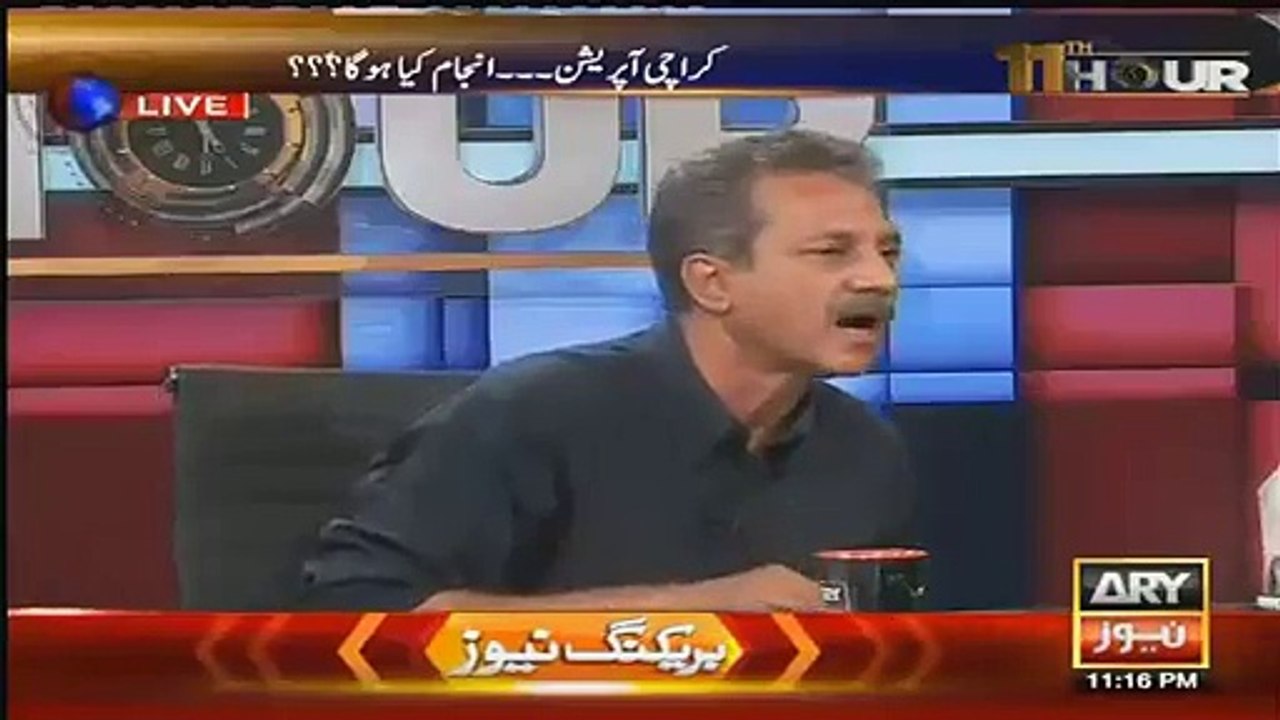 Check Out Waseem Badami Reaction When MQM’s Waseem Akhter Said You Are No Longer Intimidated By MQM