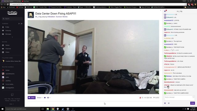 Un gamer embarqué par la police en plein Live Stream sur Twitch