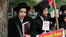 مظاهرة لحاخامات يهود في نيويورك تضامنا مع فلسطين