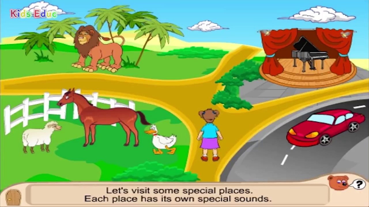 Learn All About Sounds: Animals, Musical Instruments, Noise Machines; Educational Videos f
