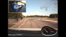 Essai Peugeot 308 GTi sur piste