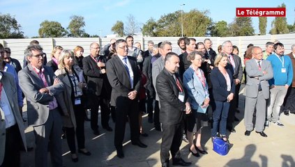 Download Video: Lannion. Alcatel-Lucent pose la première pierre de son campus de l