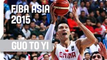 Guo Bounce Pass Finds Yi who Dunks it in - 2015 FIBA Asia Championship