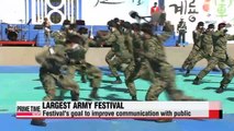 Largest army festival displays latest weaponry