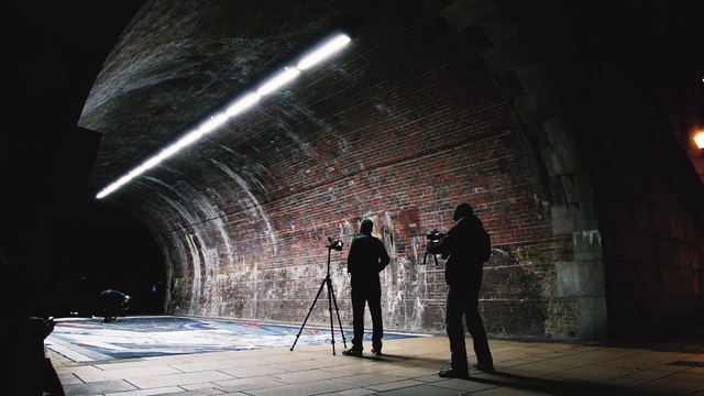 Star Wars en trompe l'oeil à Londres