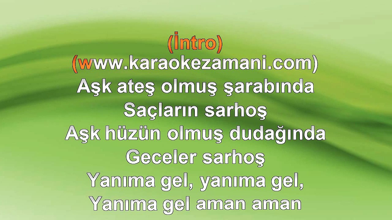 Halil Sezai - Yanıma Gel - (2011) TÜRKÇE KARAOKE