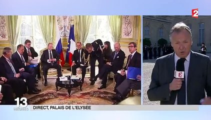 La Syrie et l'Ukraine au coeur de la rencontre Poutine-Hollande