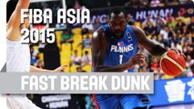 Unselfish de Ocampo Sets up Blatche for the Slam! - 2015 FIBA Asia Championship