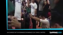 Un chinois fait sa demande en mariage gay dans le métro (vidéo)