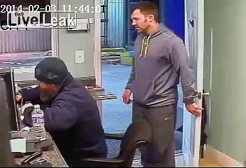 Dumb guy robs truck wash