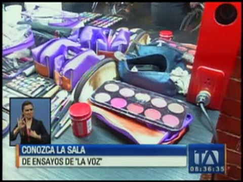 Conozca la sala de ensayos de “La Voz Ecuador”