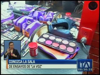 Conozca la sala de ensayos de “La Voz Ecuador”